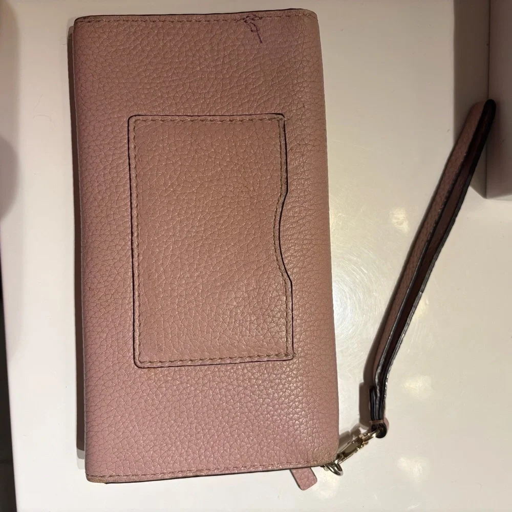 Kate Spade New York Leather Wristlet Wallet | Blush Pink